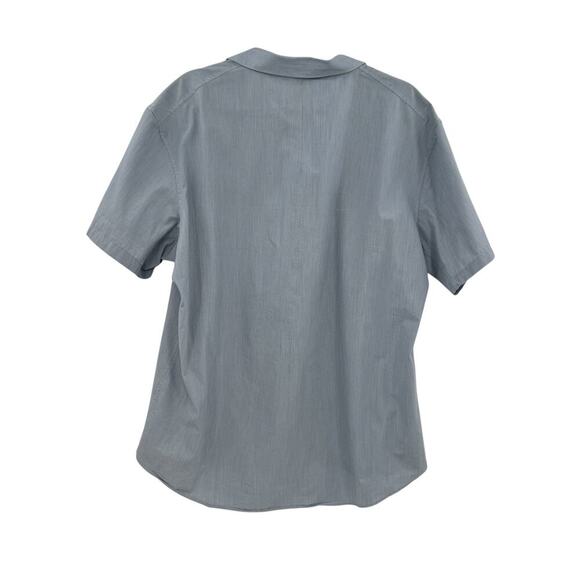 Lululemon Down to the Wire Slim Fit Short Sleeve Heathered Oasis‎ Blue Mens XXL - Picture 6 of 9